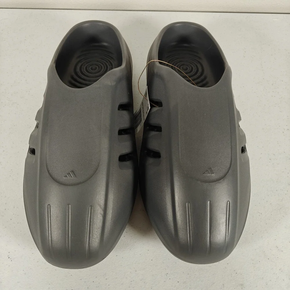Adidas Adifom Iiinfinity Men's Mule Clogs Grey Slip On Shoes Size 13 JI0402